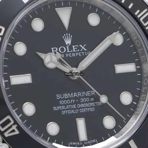 Amazing Fake Rolex Submariner 114060 Caliber 3130 Automatic Movement 40mm Steel Case Watch - Image 4