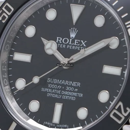 Amazing Fake Rolex Submariner 114060 Caliber 3130 Automatic Movement 40mm Steel Case Watch - Image 5