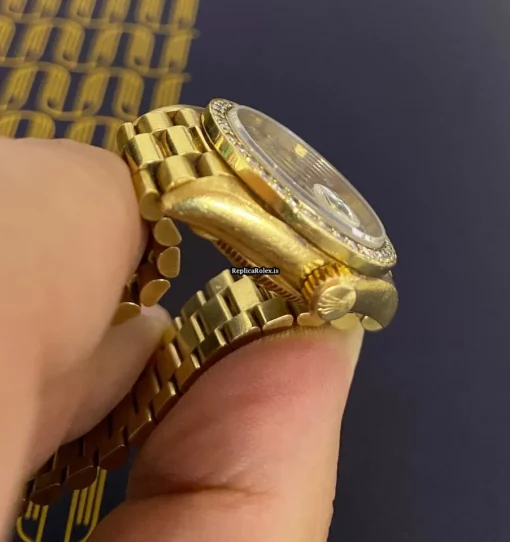 Good Fake Rolex Lady-datejust 69178 Caliber 2135 Automatic Movement 26mm Yellow Gold Case Womens Watch - Image 4