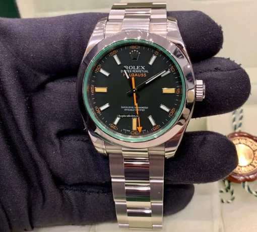 Incredible Replica Rolex Milgauss 116400gv Caliber 3131 Automatic Movement 40mm Steel Case Mens/unisex Watch