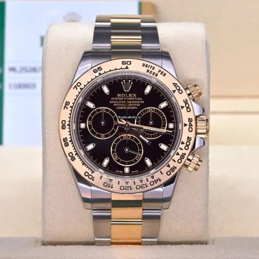 Fantastic Fake Rolex Daytona 116503 Caliber 4130 Automatic Movement 40mm Gold/steel Case Mens/unisex Watch - Image 2