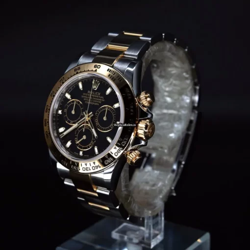 Fantastic Fake Rolex Daytona 116503 Caliber 4130 Automatic Movement 40mm Gold/steel Case Mens/unisex Watch - Image 4