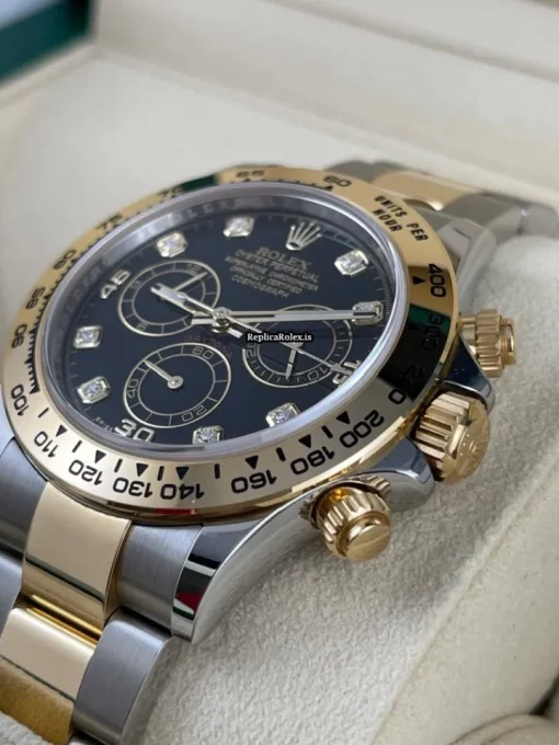 Stylish Fake Rolex Daytona 116503 Caliber 4130 Automatic Movement 40mm Gold/steel Case Mens/unisex Watch - Image 3