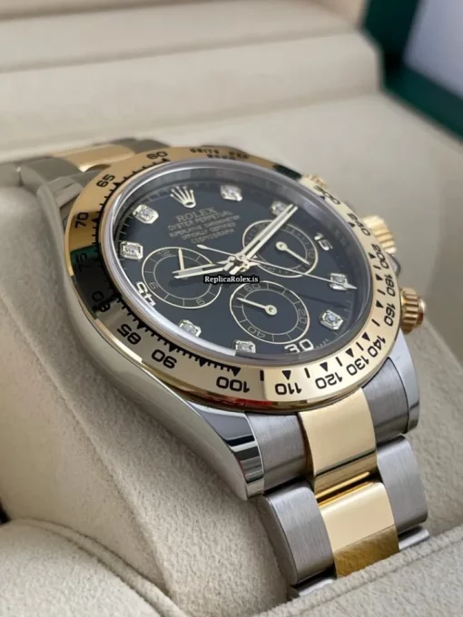 Stylish Fake Rolex Daytona 116503 Caliber 4130 Automatic Movement 40mm Gold/steel Case Mens/unisex Watch - Image 4