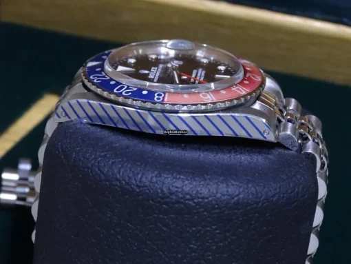 Inexpensive Replica Rolex Gmt-master 16750 Caliber 3075 Automatic Movement 40mm Steel Case Mens/unisex Watch - Image 4