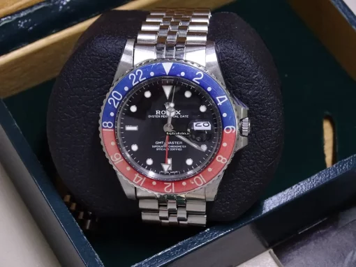 Inexpensive Replica Rolex Gmt-master 16750 Caliber 3075 Automatic Movement 40mm Steel Case Mens/unisex Watch - Image 8
