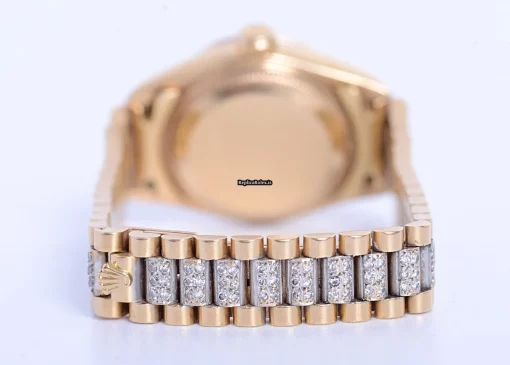 Amazing Replica Rolex Lady-datejust 69178 Automatic Movement 26mm Yellow Gold Case Womens Watch - Image 4