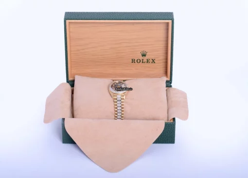 Amazing Replica Rolex Lady-datejust 69178 Automatic Movement 26mm Yellow Gold Case Womens Watch - Image 6