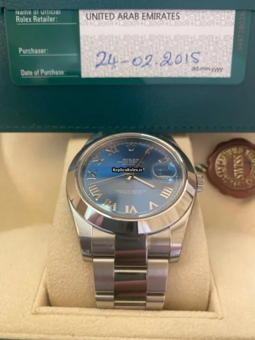 Epic Fake Rolex Datejust 126300-0017 Caliber 3235 Automatic Movement 41mm Steel Case Mens/unisex Watch - Image 5
