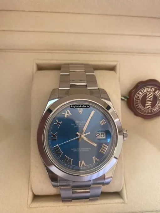 Epic Fake Rolex Datejust 126300-0017 Caliber 3235 Automatic Movement 41mm Steel Case Mens/unisex Watch - Image 6