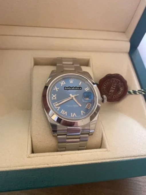 Epic Fake Rolex Datejust 126300-0017 Caliber 3235 Automatic Movement 41mm Steel Case Mens/unisex Watch - Image 8