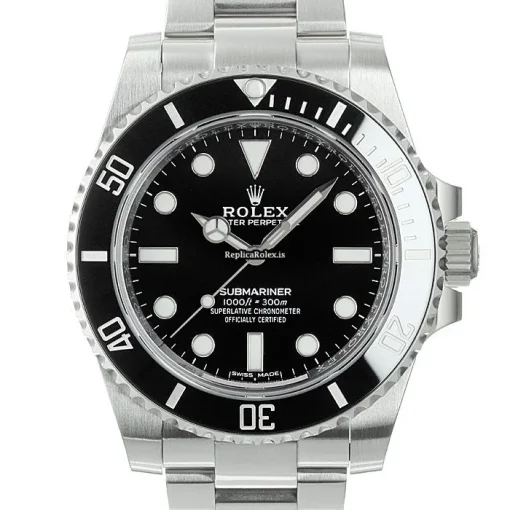 Wholesale Replicas Rolex Submariner 114060 Caliber 3130 Automatic Movement 40mm Steel Case Watch