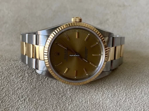 Wholesale Imitation Rolex Oyster Perpetual 14233 Caliber 3000 Automatic Movement 34mm Gold/steel Case Mens/unisex Watch - Image 2