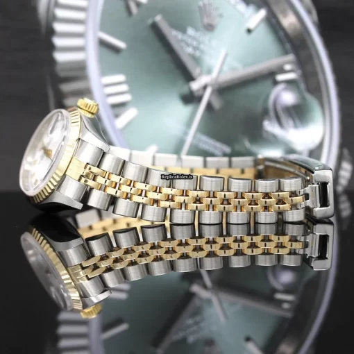 Wholesale Copies Rolex Lady-datejust 69173 Caliber 2135 Automatic Movement 26x42mm Gold/steel Case Womens Watch - Image 10
