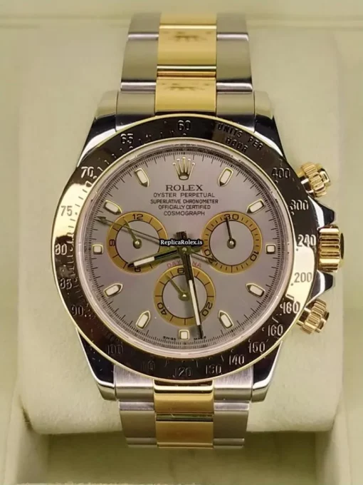Popular Replica Rolex Daytona 116523 Caliber 4130 Automatic Movement 40mm Gold/steel Case Mens/unisex Watch - Image 4