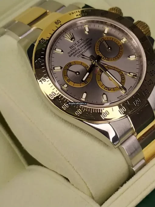 Popular Replica Rolex Daytona 116523 Caliber 4130 Automatic Movement 40mm Gold/steel Case Mens/unisex Watch - Image 6