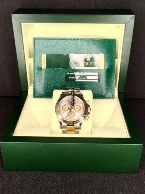 Popular Replica Rolex Daytona 116523 Caliber 4130 Automatic Movement 40mm Gold/steel Case Mens/unisex Watch - Image 8