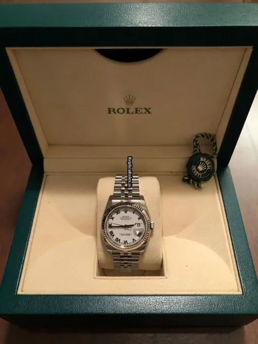 Suitable Replica Rolex Datejust 116233 Automatic Movement 36x22.34mm Steel Case Mens/unisex Watch - Image 2