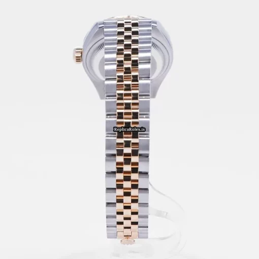 Trustworthy Replica Rolex Lady-datejust 28 Caliber 2236 Automatic Movement 28mm Gold/steel Case Watch - Image 12