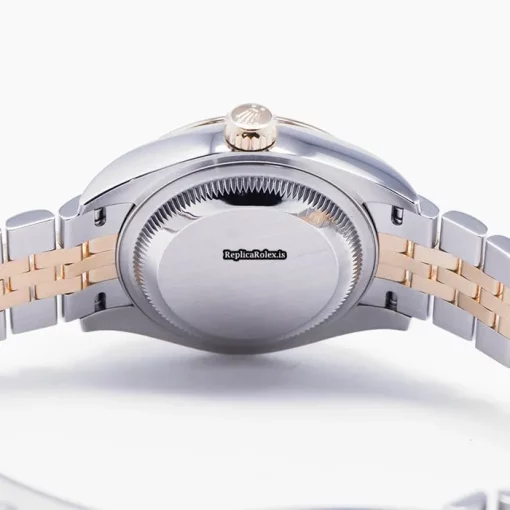 Trustworthy Replica Rolex Lady-datejust 28 Caliber 2236 Automatic Movement 28mm Gold/steel Case Watch - Image 5