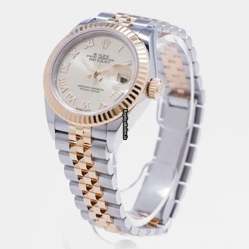 Trustworthy Replica Rolex Lady-datejust 28 Caliber 2236 Automatic Movement 28mm Gold/steel Case Watch - Image 6