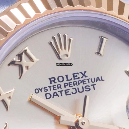 Trustworthy Replica Rolex Lady-datejust 28 Caliber 2236 Automatic Movement 28mm Gold/steel Case Watch - Image 9