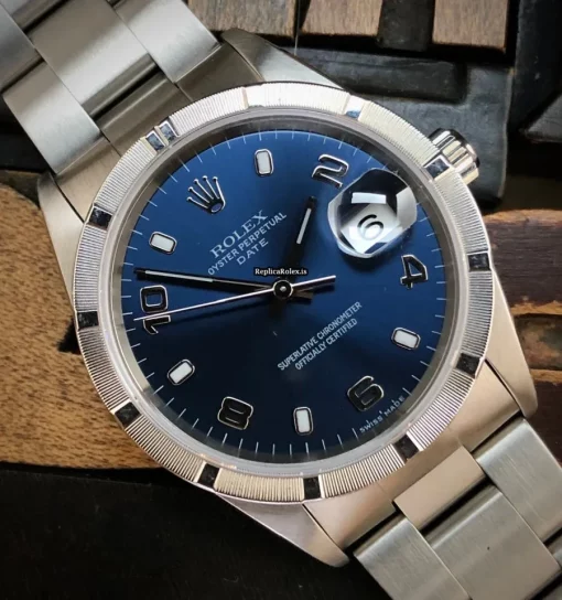 Pleasing Replica Rolex Oyster Perpetual Date 15210 Caliber 3135 Automatic Movement 34mm Steel Case Mens/unisex Watch