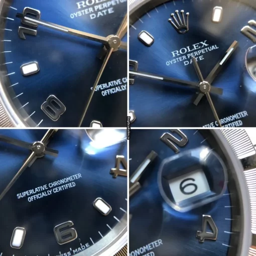 Pleasing Replica Rolex Oyster Perpetual Date 15210 Caliber 3135 Automatic Movement 34mm Steel Case Mens/unisex Watch - Image 10