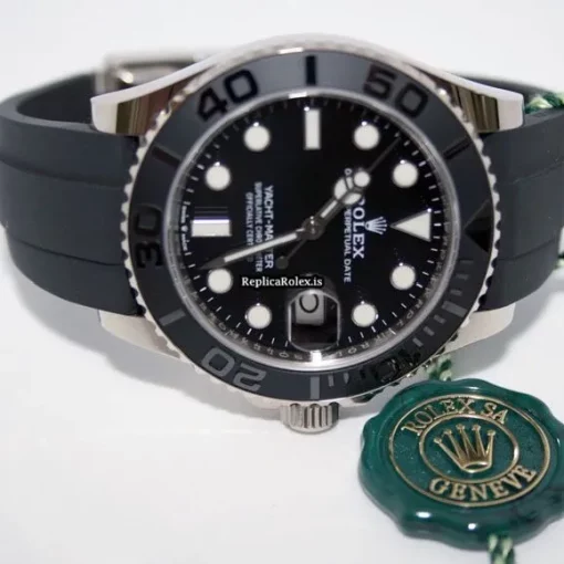Cheap Knockoff Rolex Yacht-master 42 226659 Caliber 3235 Automatic Movement 42mm White Gold Case Mens/unisex Watch - Image 4