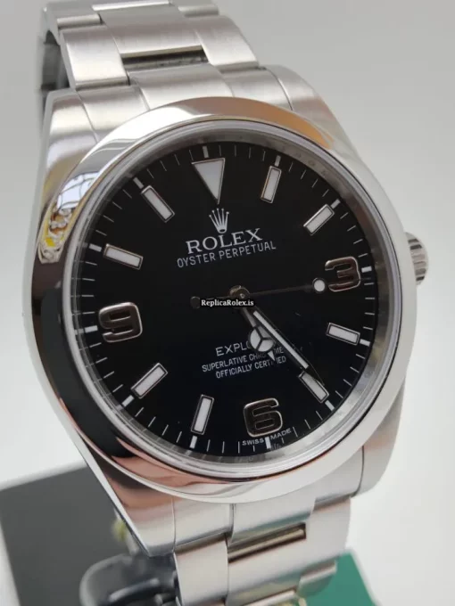 Aaa Replicas Rolex Explorer 214270 Caliber 3132 Automatic Movement 39mm Steel Case Mens/unisex Watch - Image 12