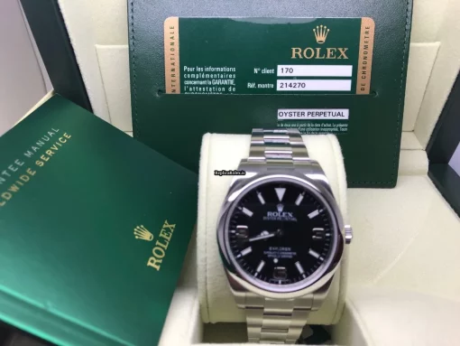 Aaa Replicas Rolex Explorer 214270 Caliber 3132 Automatic Movement 39mm Steel Case Mens/unisex Watch - Image 3