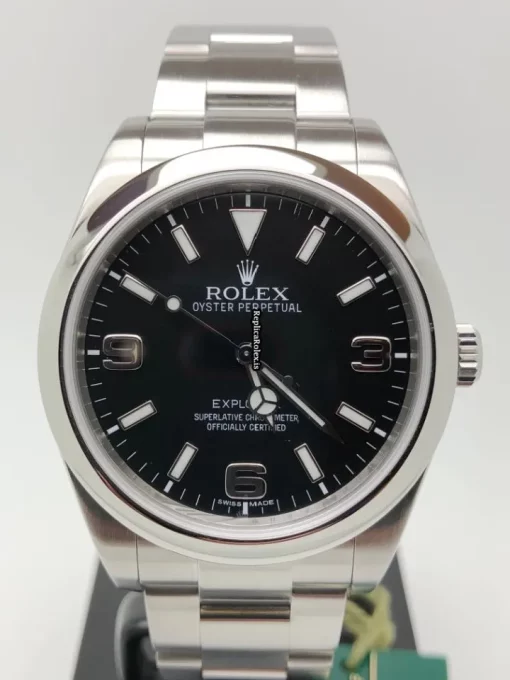 Aaa Replicas Rolex Explorer 214270 Caliber 3132 Automatic Movement 39mm Steel Case Mens/unisex Watch - Image 6