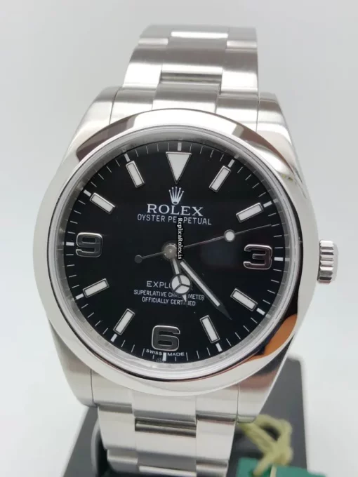 Aaa Replicas Rolex Explorer 214270 Caliber 3132 Automatic Movement 39mm Steel Case Mens/unisex Watch - Image 7