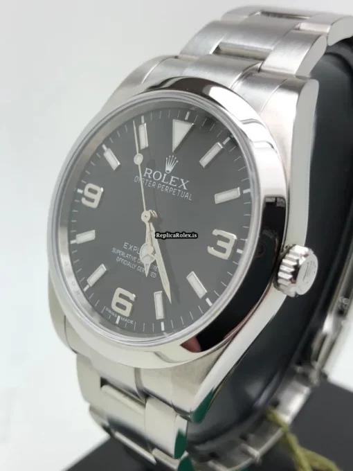 Aaa Replicas Rolex Explorer 214270 Caliber 3132 Automatic Movement 39mm Steel Case Mens/unisex Watch - Image 9