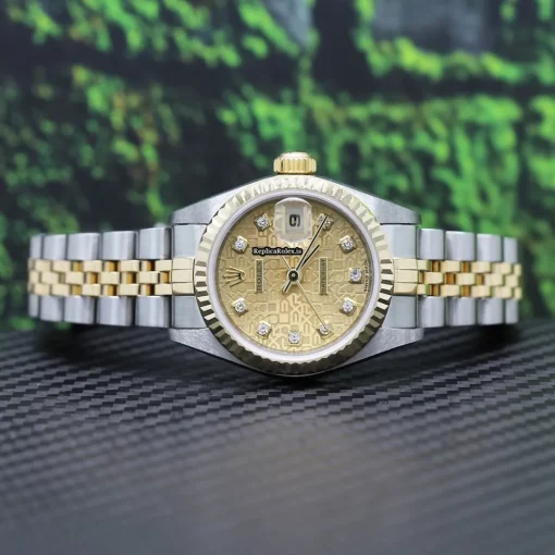 Reliable Copy Rolex Lady-datejust 79173 Caliber 2235 Automatic Movement 26x42mm Gold/steel Case Womens Watch