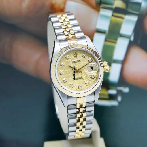 Reliable Copy Rolex Lady-datejust 79173 Caliber 2235 Automatic Movement 26x42mm Gold/steel Case Womens Watch - Image 7
