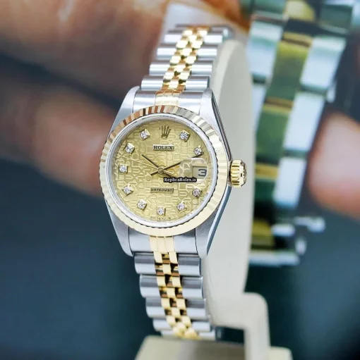 Reliable Copy Rolex Lady-datejust 79173 Caliber 2235 Automatic Movement 26x42mm Gold/steel Case Womens Watch - Image 8