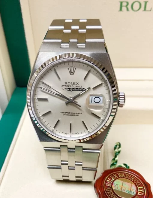 Lovely Clone Rolex Datejust Oysterquartz 17014 Caliber 5035 Quartz Movement 36mm Steel Case Mens/unisex Watch