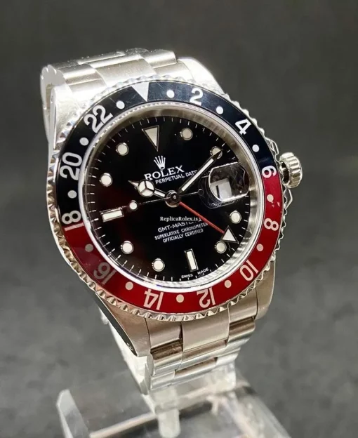 Reliable Replica Rolex Gmt-master II 16710 Caliber 3185 Automatic Movement 40mm Steel Case Mens/unisex Watch - Image 2