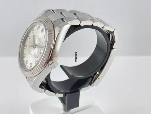 Trustworthy Replica Rolex Datejust II 116334 Caliber 3136 Automatic Movement 41mm Steel Case Mens/unisex Watch - Image 3