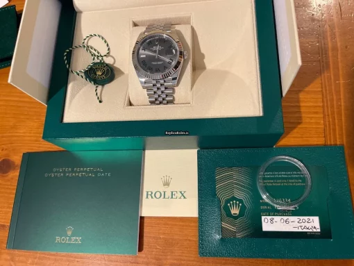 Neat Imitation Rolex Datejust 126334 Caliber 3235 Automatic Movement 41mm Steel Case Mens/unisex Watch - Image 2