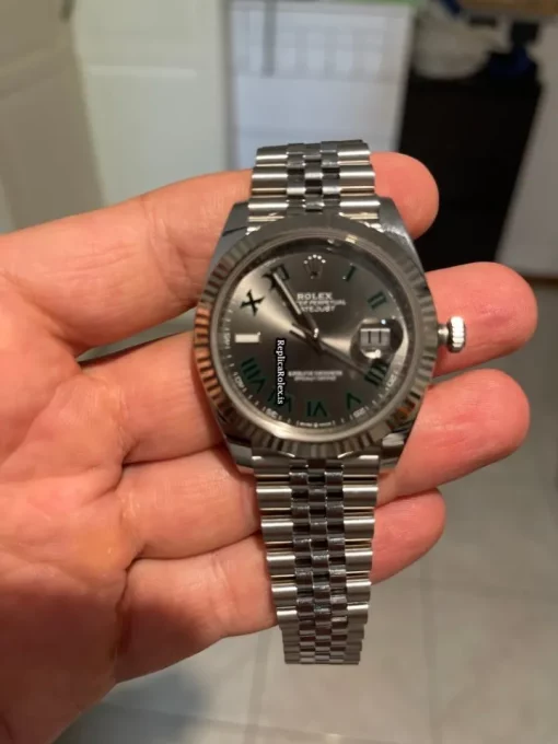 Neat Imitation Rolex Datejust 126334 Caliber 3235 Automatic Movement 41mm Steel Case Mens/unisex Watch - Image 4