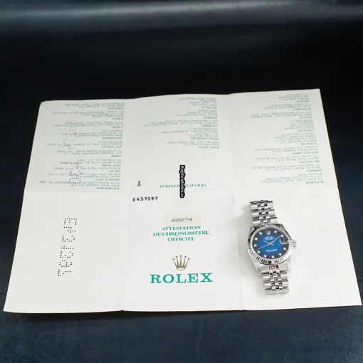 Top Replica Rolex Lady-datejust 68274 Caliber 2135 Automatic Movement 31x30mm Steel Case Womens Watch - Image 11