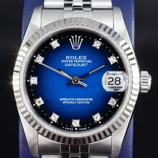 Top Replica Rolex Lady-datejust 68274 Caliber 2135 Automatic Movement 31x30mm Steel Case Womens Watch - Image 12
