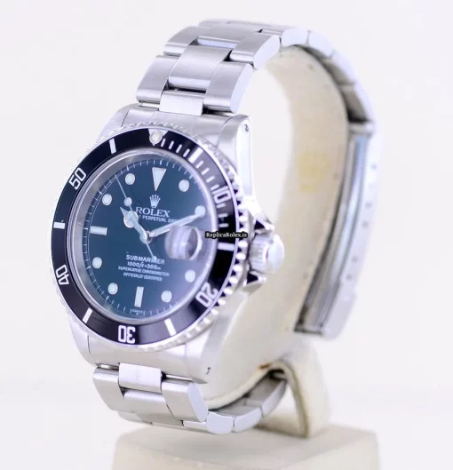 Fabulous Fake Rolex Submariner Date 16610 Caliber 3135 Automatic Movement 40mm Steel Case Mens/unisex Watch - Image 4