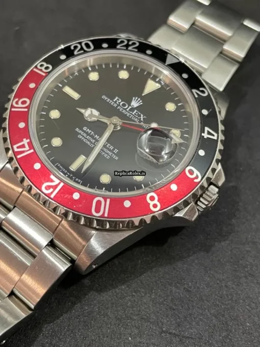 Marvellous Fake Rolex Gmt-master II 16710 Caliber 3185 Automatic Movement 40mm Steel Case Mens/unisex Watch - Image 10