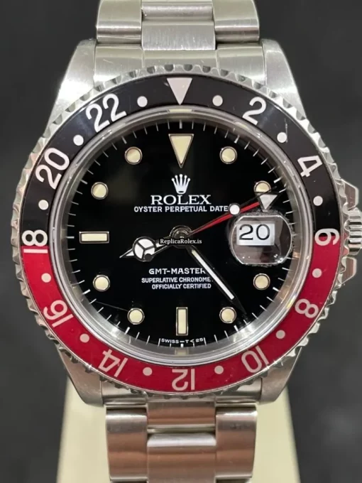 Marvellous Fake Rolex Gmt-master II 16710 Caliber 3185 Automatic Movement 40mm Steel Case Mens/unisex Watch - Image 2