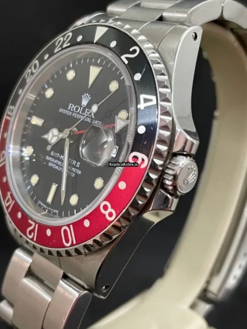 Marvellous Fake Rolex Gmt-master II 16710 Caliber 3185 Automatic Movement 40mm Steel Case Mens/unisex Watch - Image 4