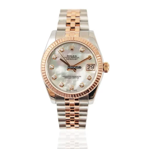 Special Replica Rolex Lady-datejust 178271 Caliber 2235 Automatic Movement 31mm Gold/steel Case Womens Watch - Image 2