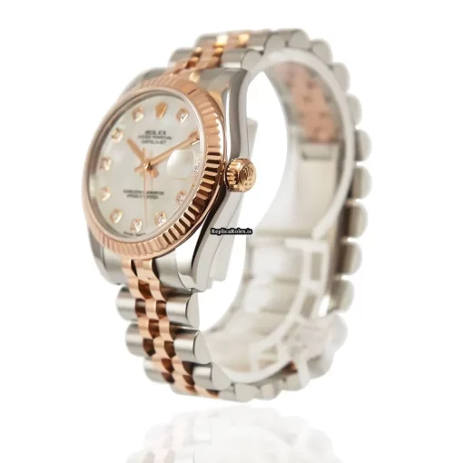 Special Replica Rolex Lady-datejust 178271 Caliber 2235 Automatic Movement 31mm Gold/steel Case Womens Watch - Image 3